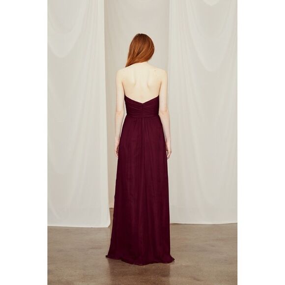 NWT Amsale Strapless Gown in Silk sz 4 - Picture 2 of 7